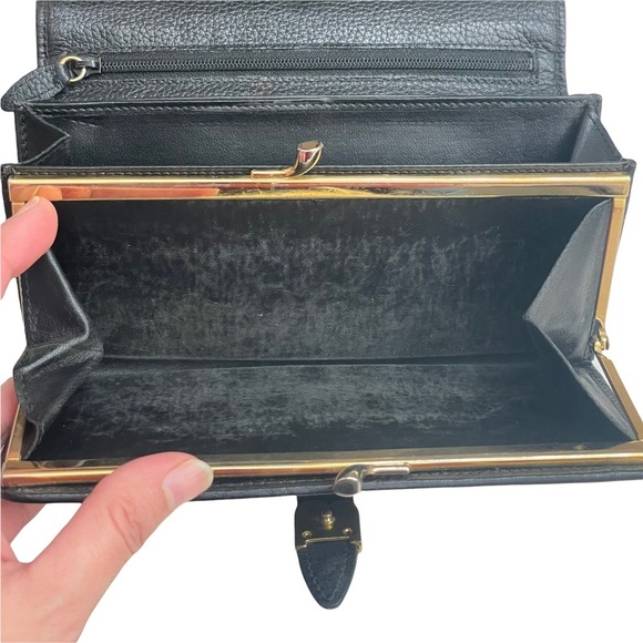 Bally Black Leather Jacket Wallet - Picture 10 of 14